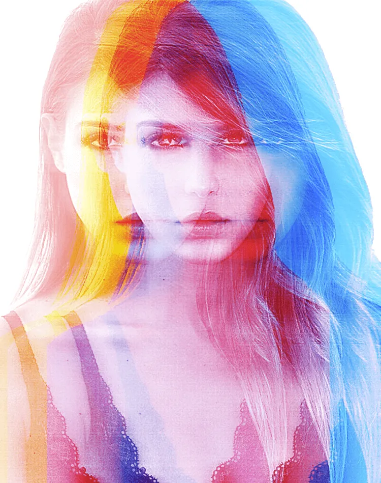 Design digital de Lisa Escure, coloré et multiplié