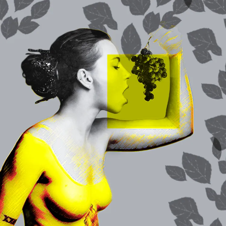 Design digital de Clem avec effets de jaune sur fond gris